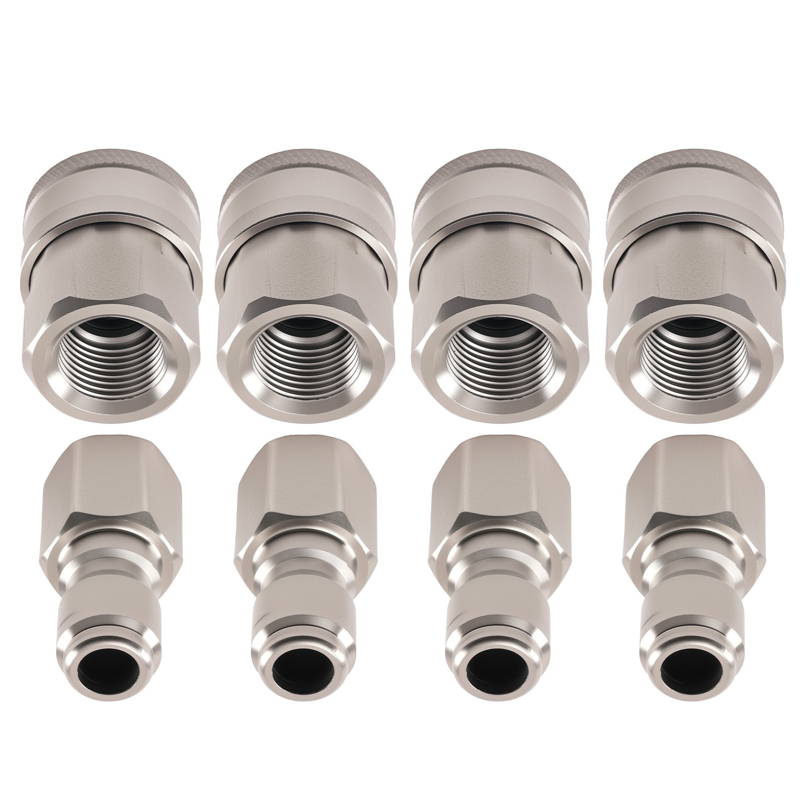 3/8″ Quick Pressure Washer Adapter for Telescoping Wand Hose Pump 8PCS Set