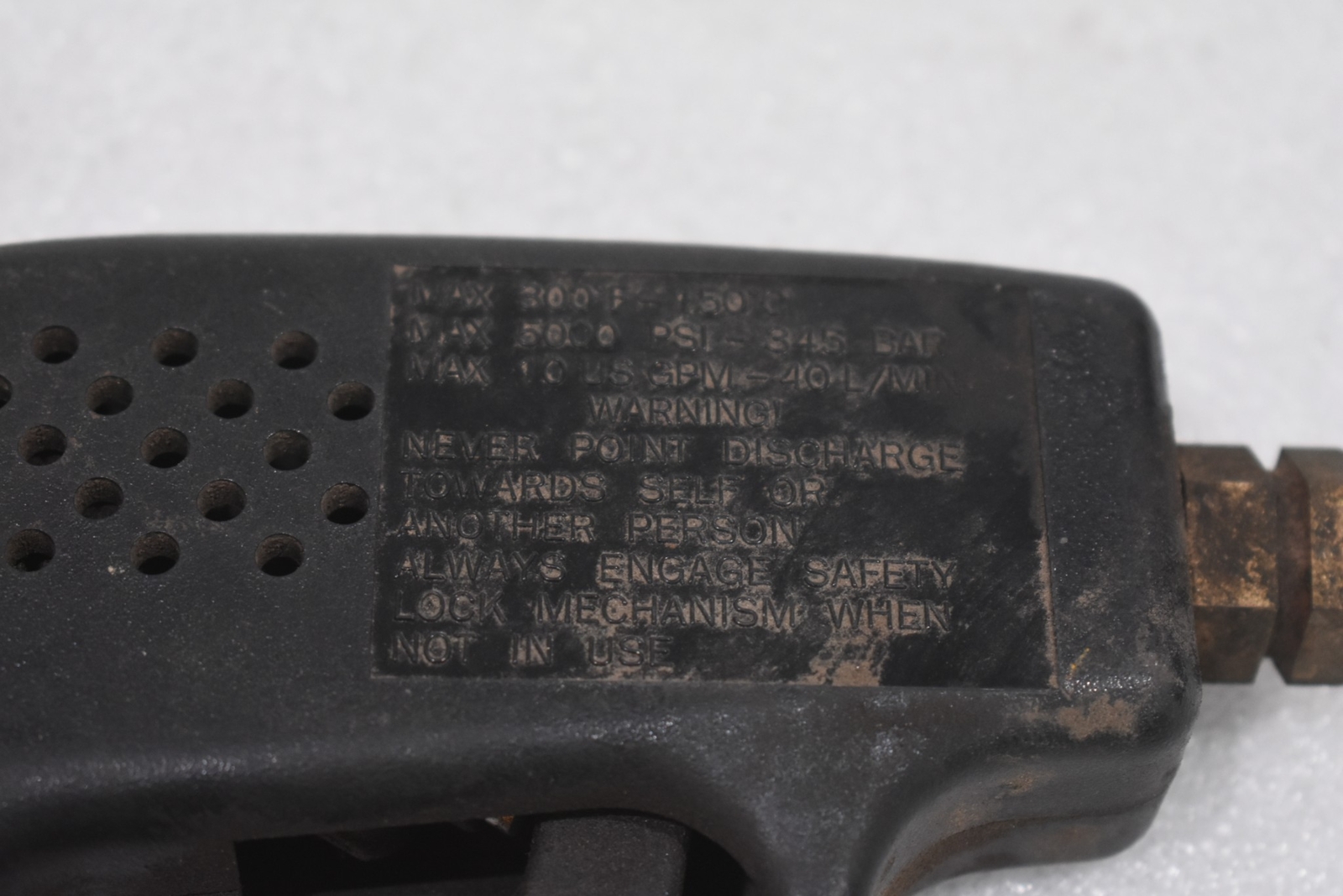 GIANT 21290C PRESSURE WASHER TRIGGER GUN 5000 PSI, 345 BAR, 10 GPM, 40L/MIN
