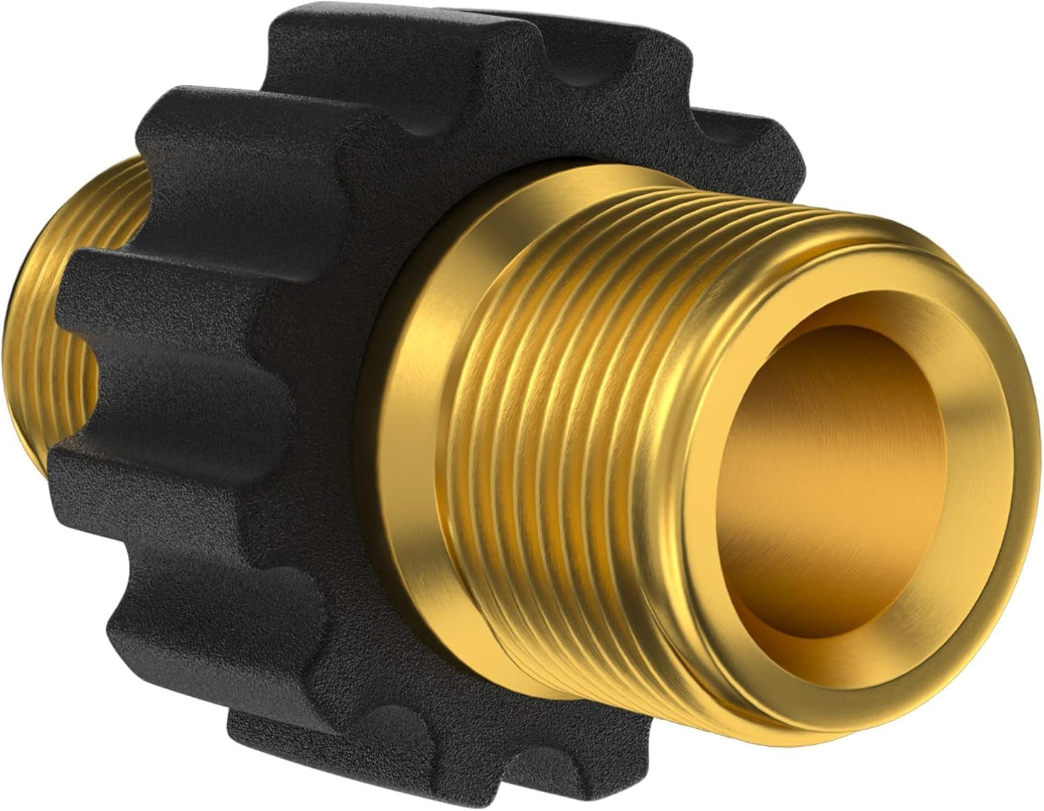 Gekufa M22 14Mm Pressure Washer Hose Connector, M22-14Mm Male-To-Male Adapter, 5