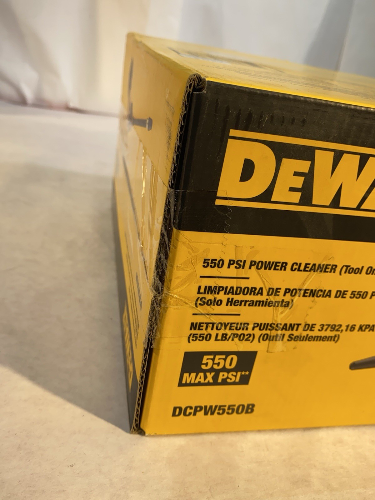 DEWALT DCPW550B 20V 550 PSI Power Cleaner Pressure Washer