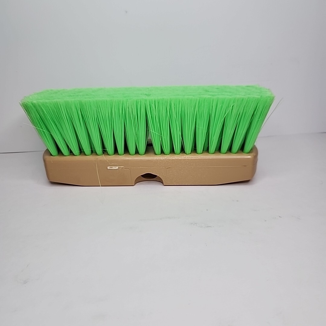 Hub City Industry 10- inch Car Wash Brush, Soft Nylon 10″ Wash, Green