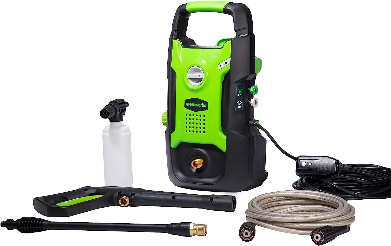 Greenworkstools 1600 PSI 1.2 GPM Electric Pressure Washer