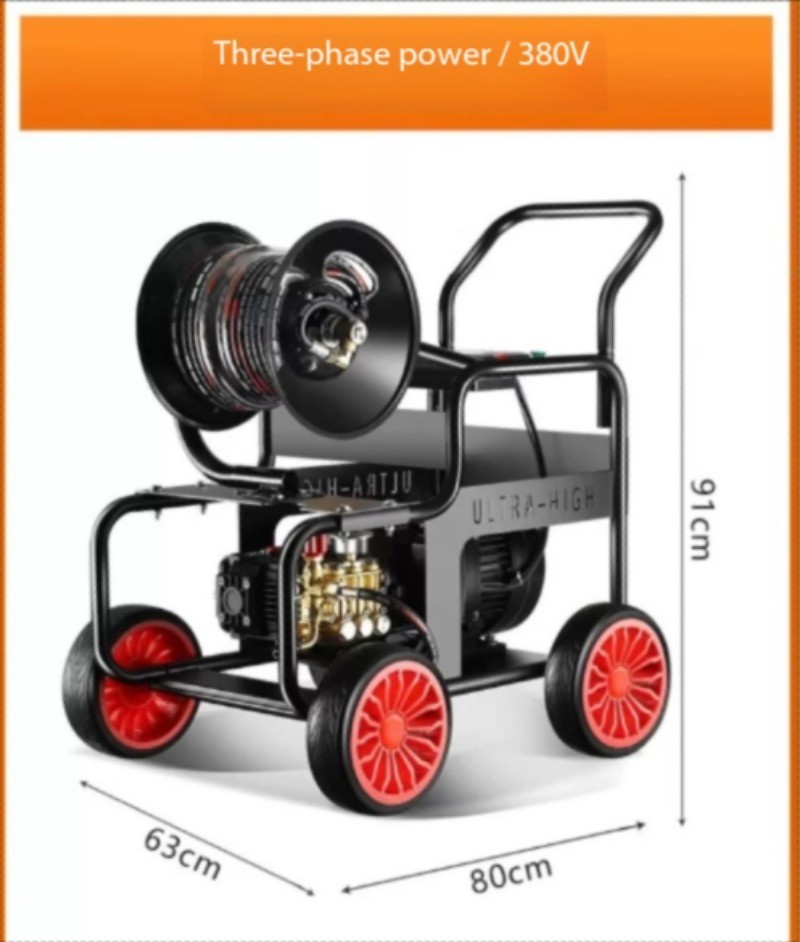 High-Pressure Pipe Cleaning: Gasoline and Diesel-Powered Drain Cleaning Machines