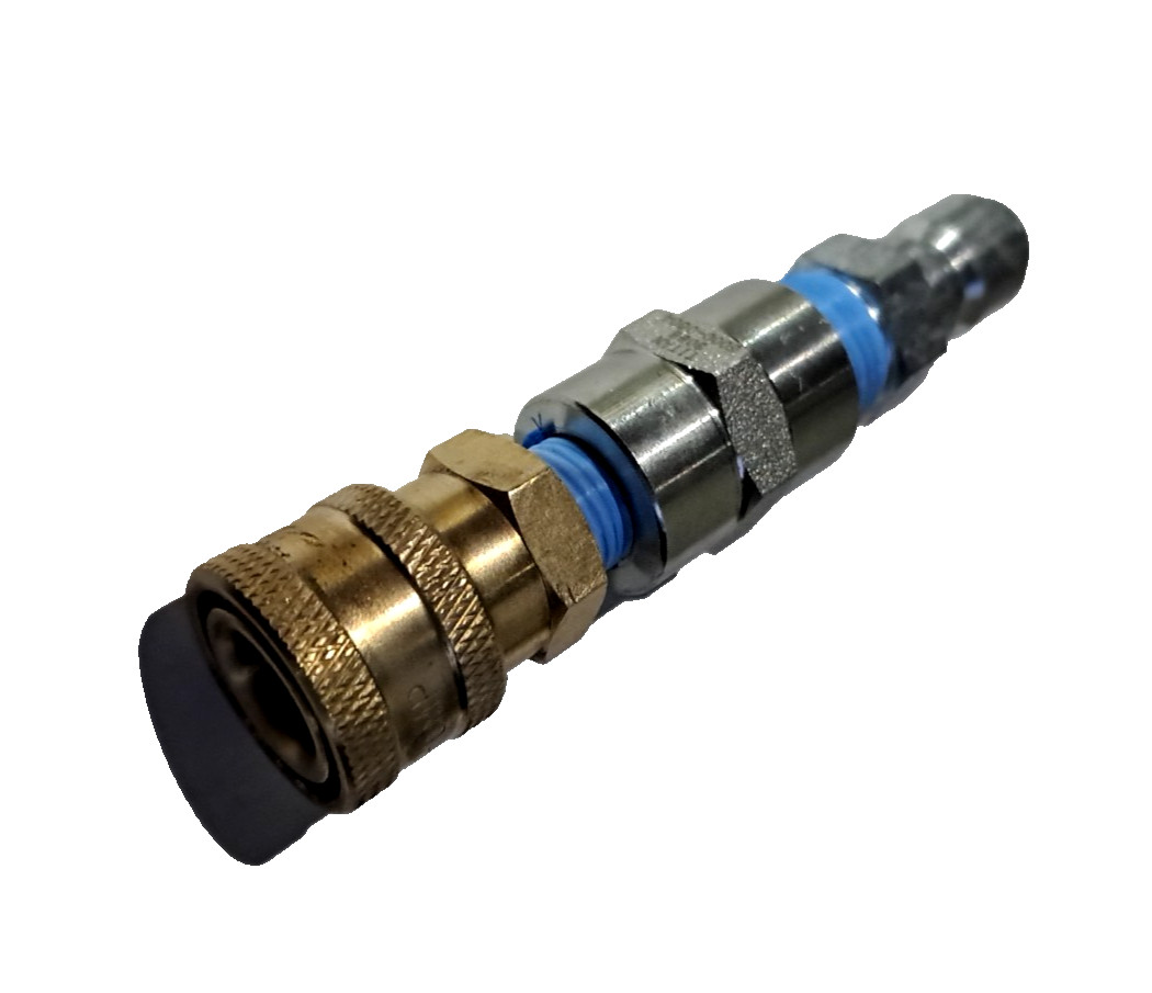 3/8 Quick Connect Plug To 1/4 Quick Connect (Pressure Washer Coupler Converter)