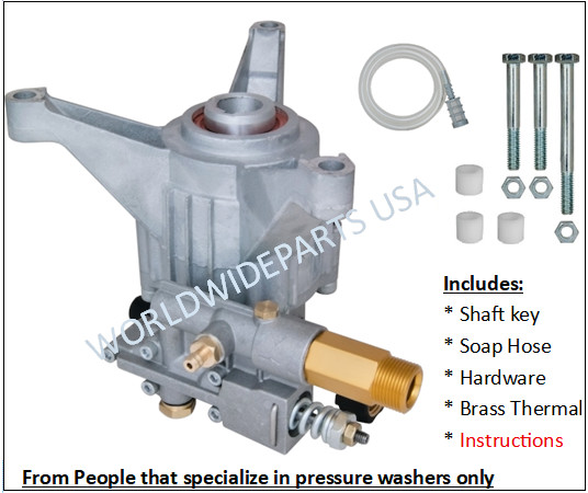 OEM AR Vertical POWER PRESSURE WASHER PUMP 2600 psi 2.2 gpm 308653025 308653045