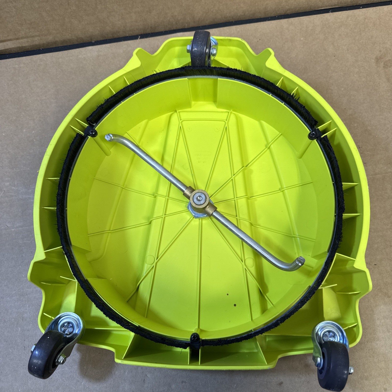 RYOBI 15 in. 3400 PSI Gas Pressure Washer Surface Cleaner with Caster Wheels Zi1