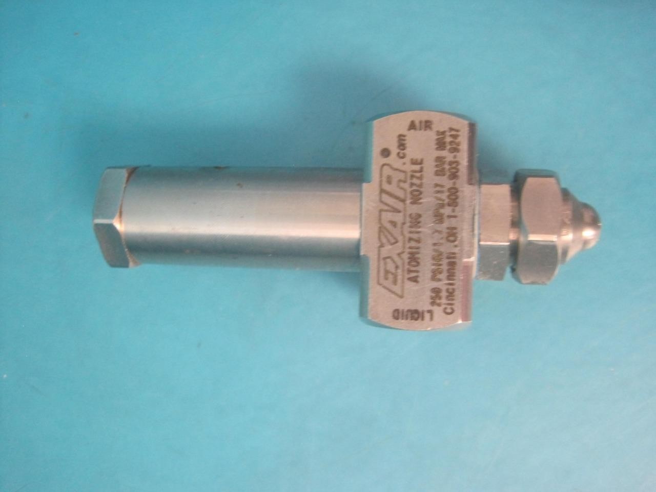 EXAIR Atomizing Spray Nozzle: Pressure, Low, 1 to 3.8 gph, 8″ Diameter No Drip