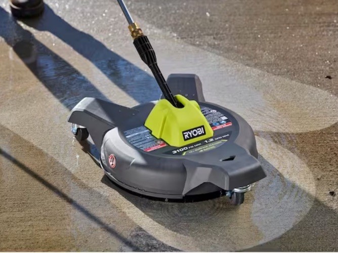 Ryobi RY31SC312 1.2GPM 12″ Surface Cleaner For Electric Pressure Washer