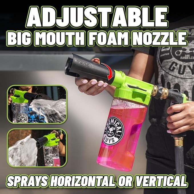 Chemical Guys TORQ Foam Blaster 6 – Cannon Garden Hose FOAM BLASTER ONLY