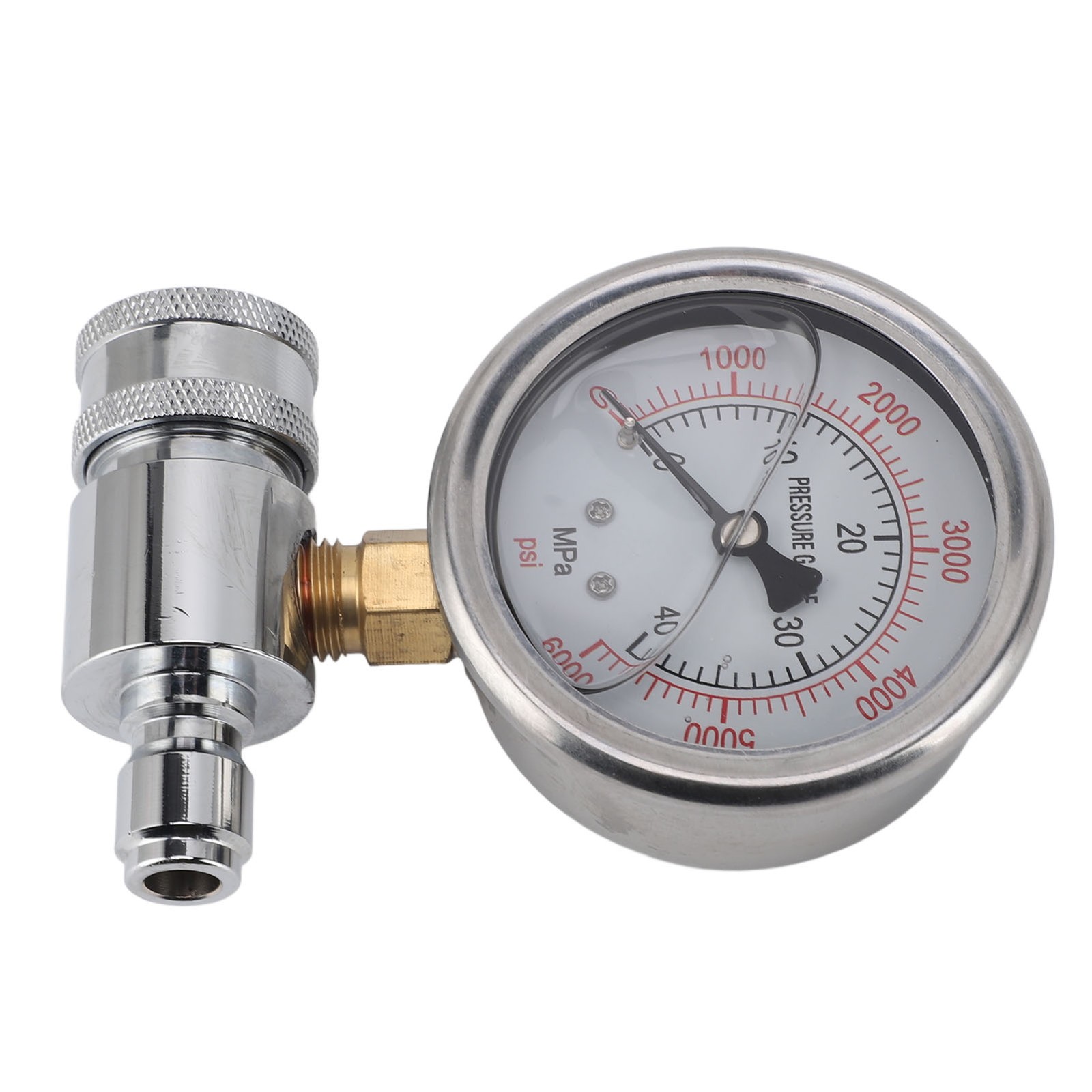 1 Pressure Washer Gauge High Pressure 6000psi For Car Washing NEW
