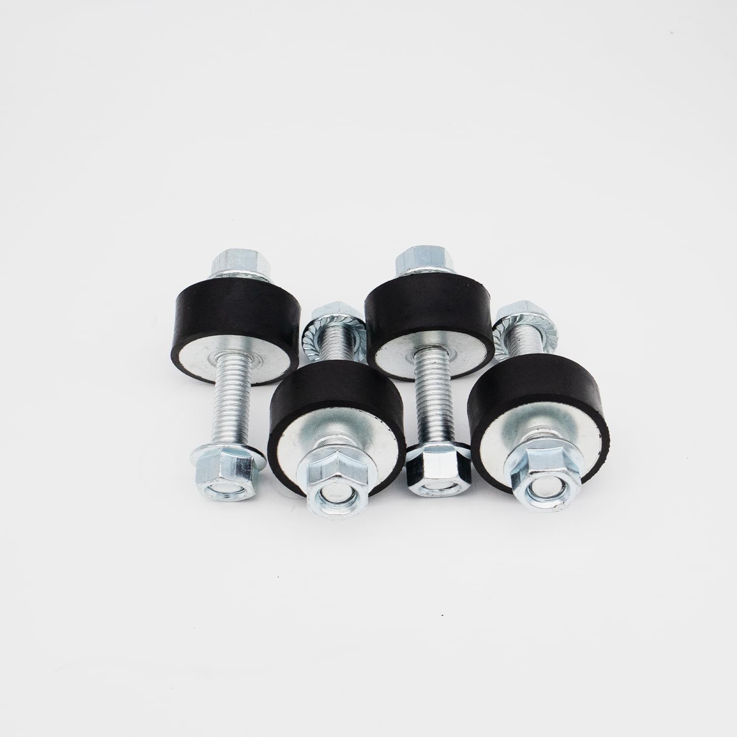 4 Piece Zinc-Coated Engine Mounting Kit for Pressure Washers – Reduce Vibration