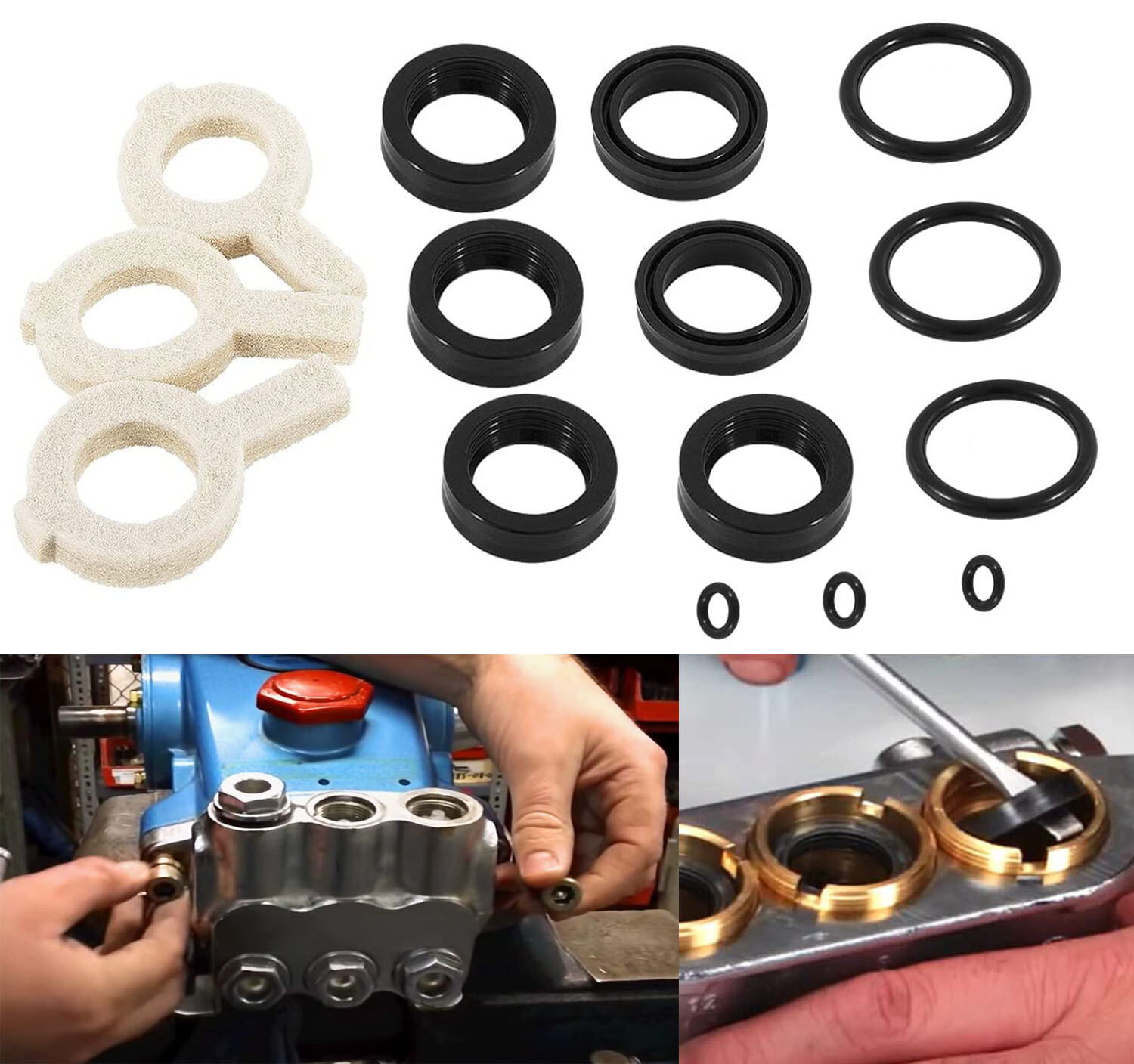 Fits Cat Pump Model 30 31 34 35 310 310S 310B 310W 340 34 30623 Seal Kit