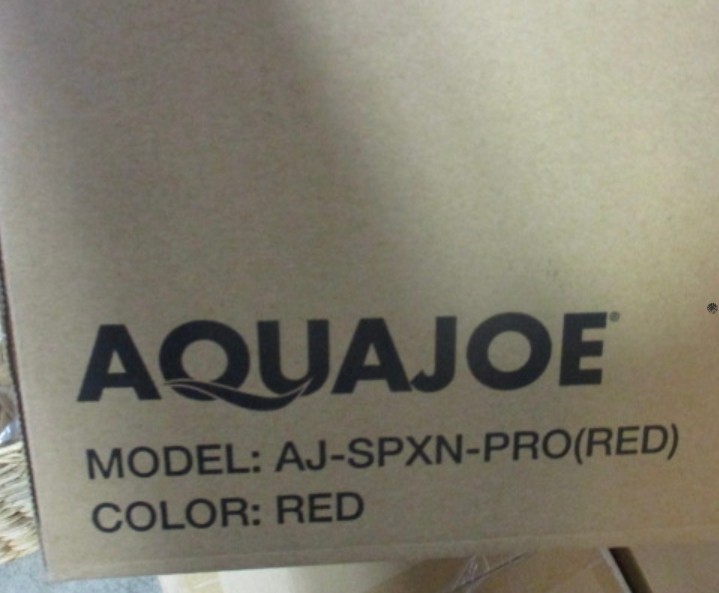 Aqua Joe 2-in-1 Hose-Powered Adjustable Foam Cannon Spray Gun w/ Attachments Red