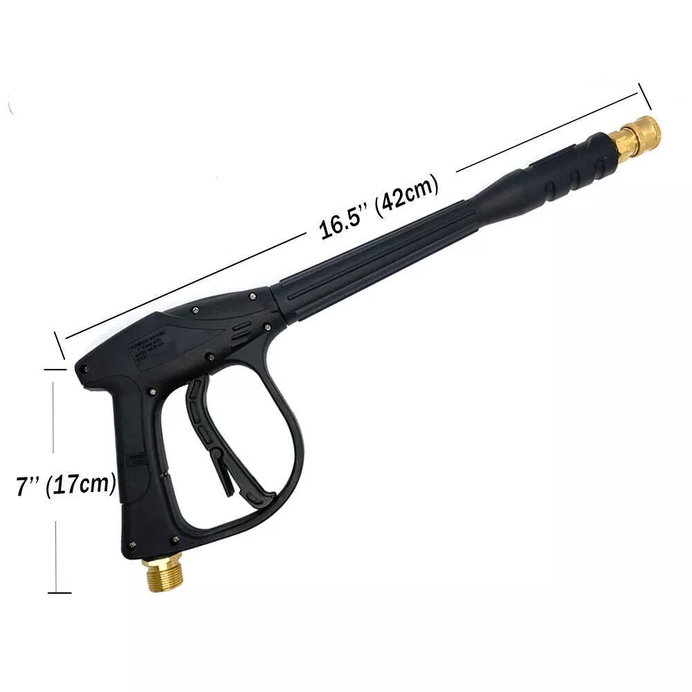 Pressure Washer Spray Gun Kit 4000PSI Includes Wand, Lance, Nozzle and Hose
