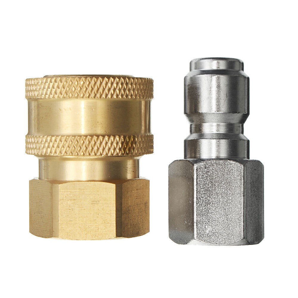 Quick Release Coupler Connector Fitting for High Pressure Washer Gun & Hose G1/4