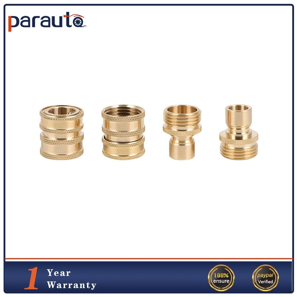 3/4″ Garden Hose Quick Connect Water Hose Fit Brass Female Male Connector 2PCS