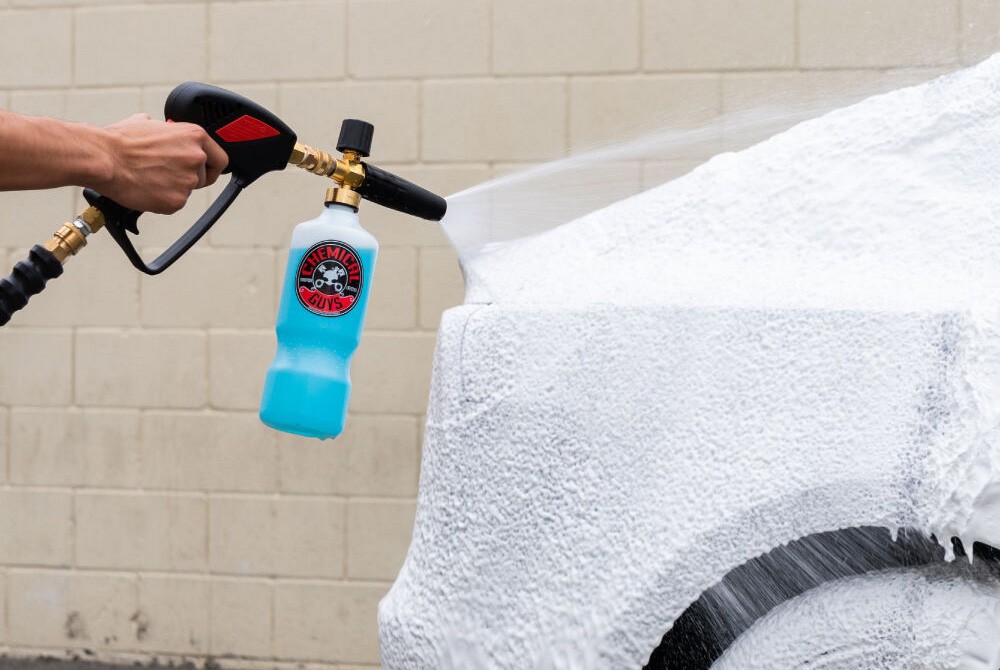 Chemical Guys TORQ 5000 psi Snubby Spray Gun w Foam Cannon Attachment