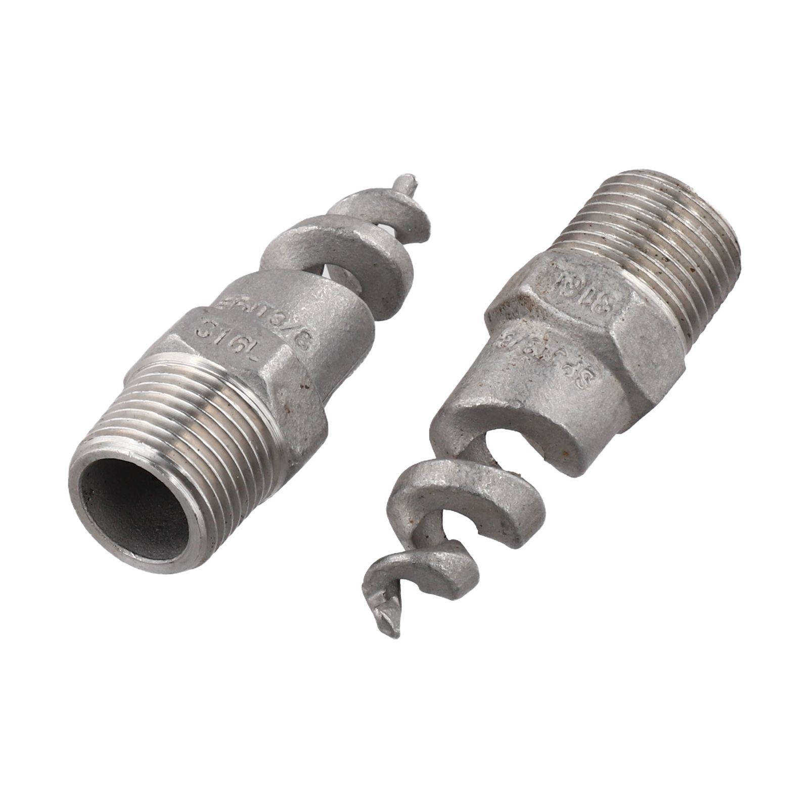 2pcs stainless steel nozzles for pre painting and high pressure cleaning