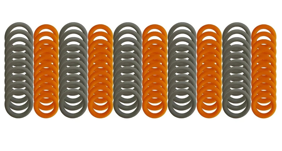 1/4″ & 3/8” Pressure Washer Quick Coulper Colored O-Rings 50+50 100 Pack （Or…