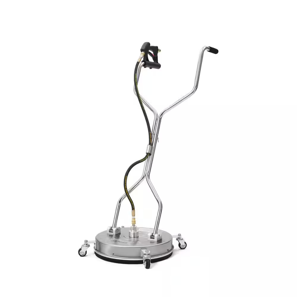 18 In. 4350 PSI Pressure Washer Surface Cleaner with 2 Hose Adapters