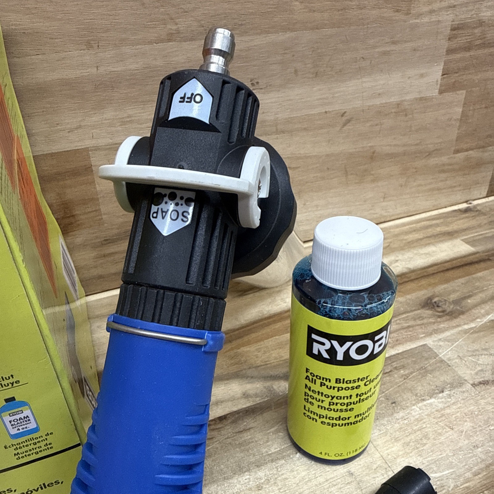 RYOBI Foam Blaster for Gas/Cordless Pressure Washers up to 3300 PSI – W10