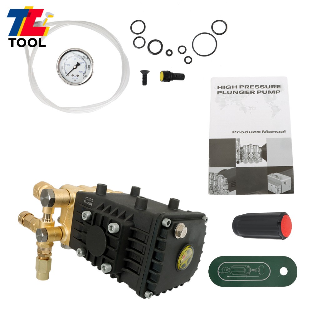 Solid Shaft Belt Drive Pressure Power Washer Pump 24mm 3600 PSI 4.9GPM