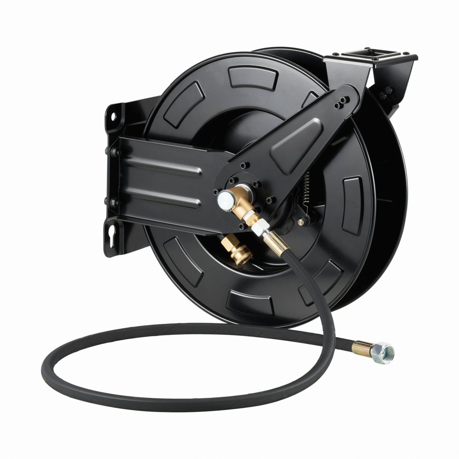Pressure Washer Hose Reel 50ft 3/8in Auto-Rewind 4000PSI