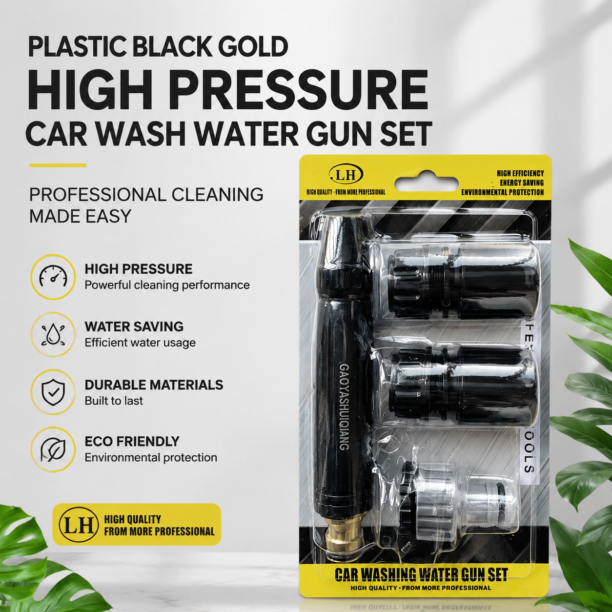 Orofera High Pressure Hose Nozzle Water Gun for Car Wash Garden Pressure Booster