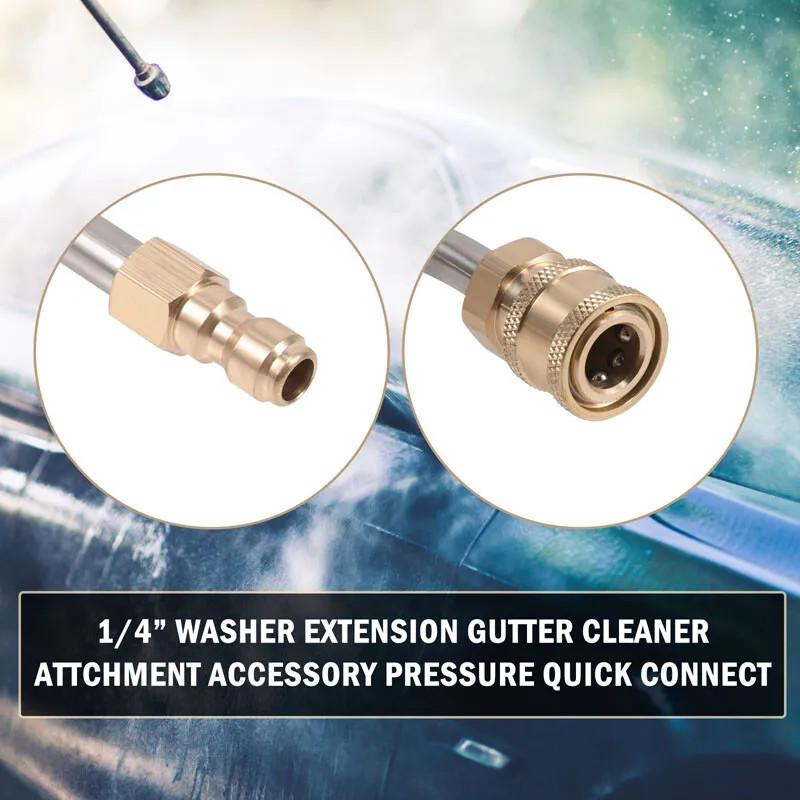 Pressure Washer Extension Wand Upgrade Power Washer Lance with Spray Nozzle Tips