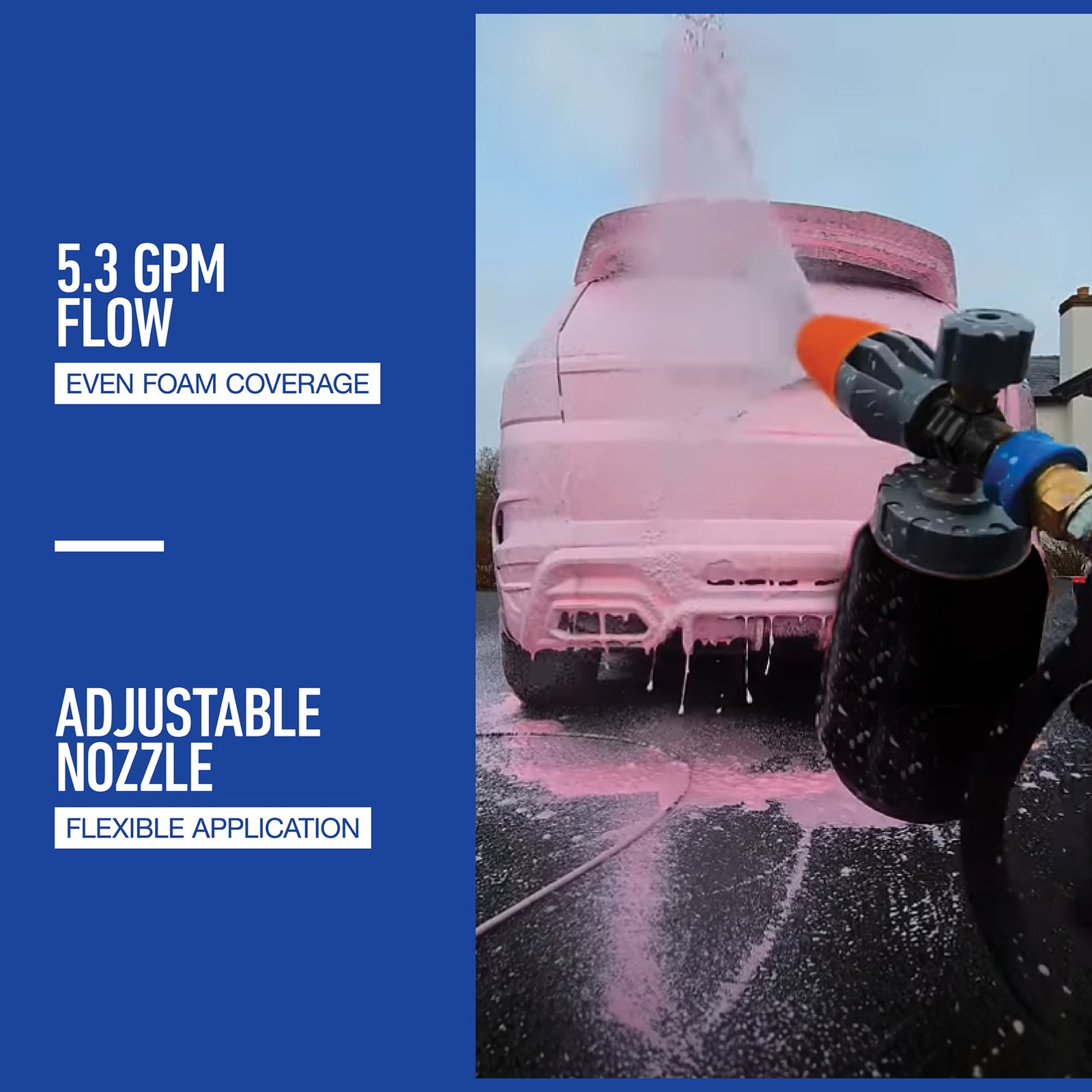 Powerhorse Foam Cannon, 2100 PSI, 5.3 GPM, 1-Liter Capacity
