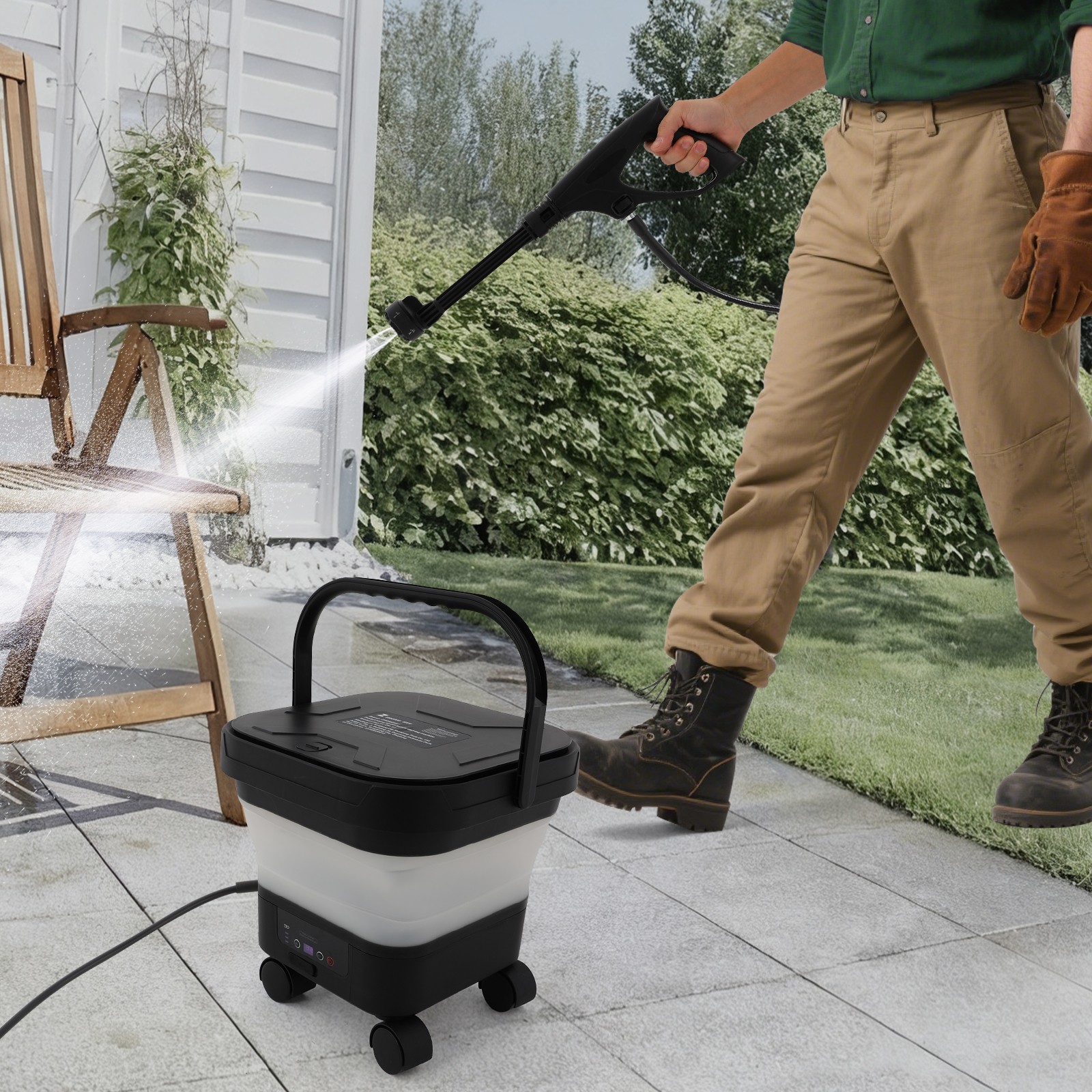 Multifunction Pressure Washer Portable Foldable Sprayer Washer Car Wash Machine