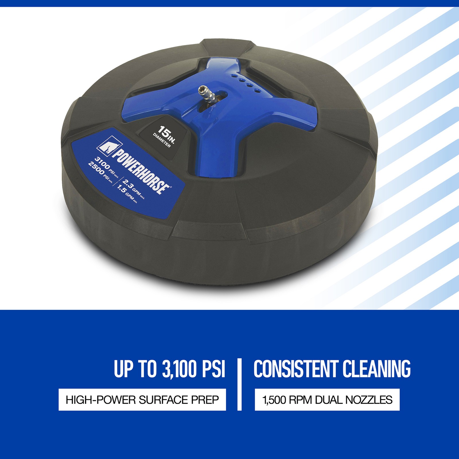 Powerhorse Surface Cleaner, 15in., 3100 PSI, 2.3 GPM