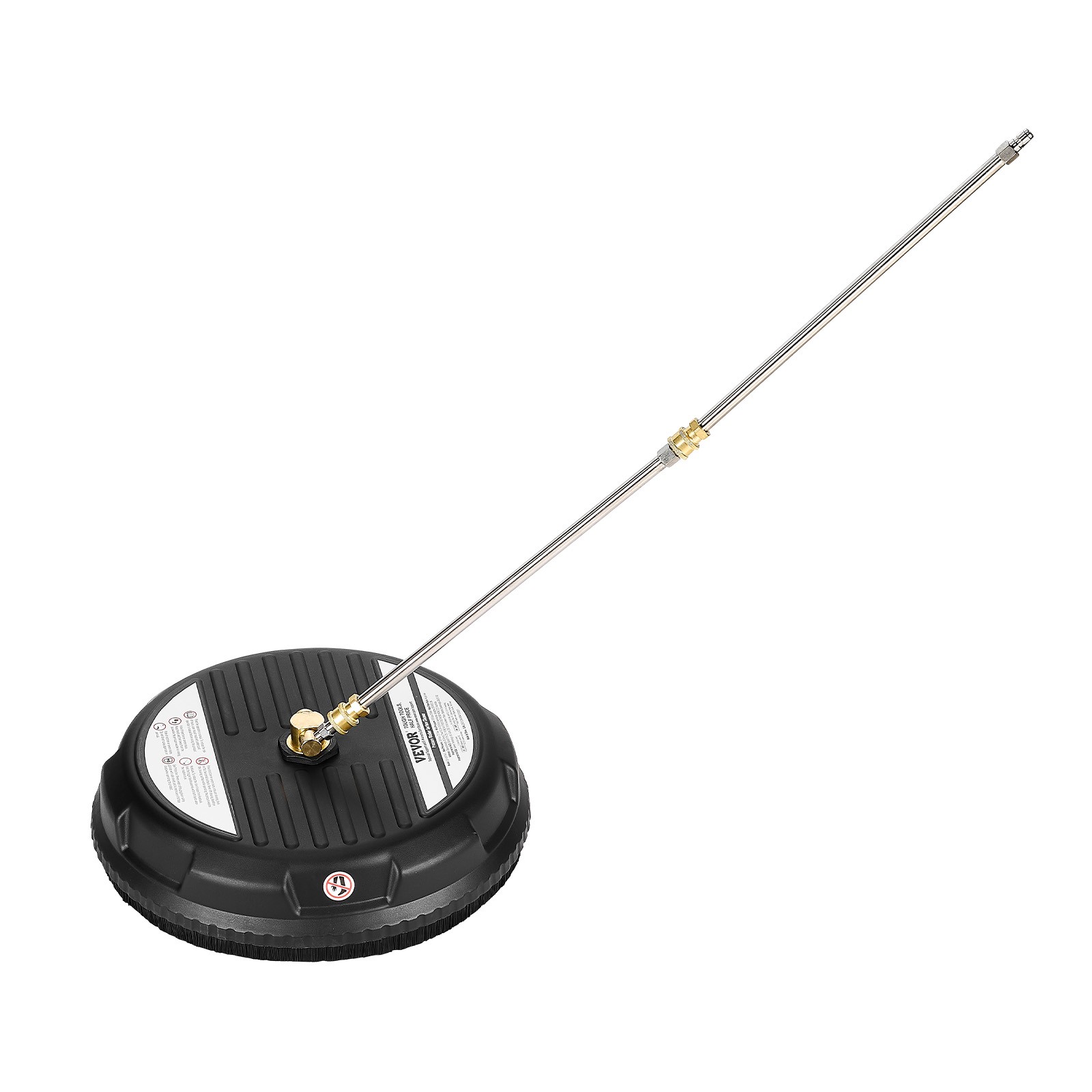 VEVOR 15″ Pressure Washer Surface Cleaner 4000 Max PSI Plastic 2 Extended Wands