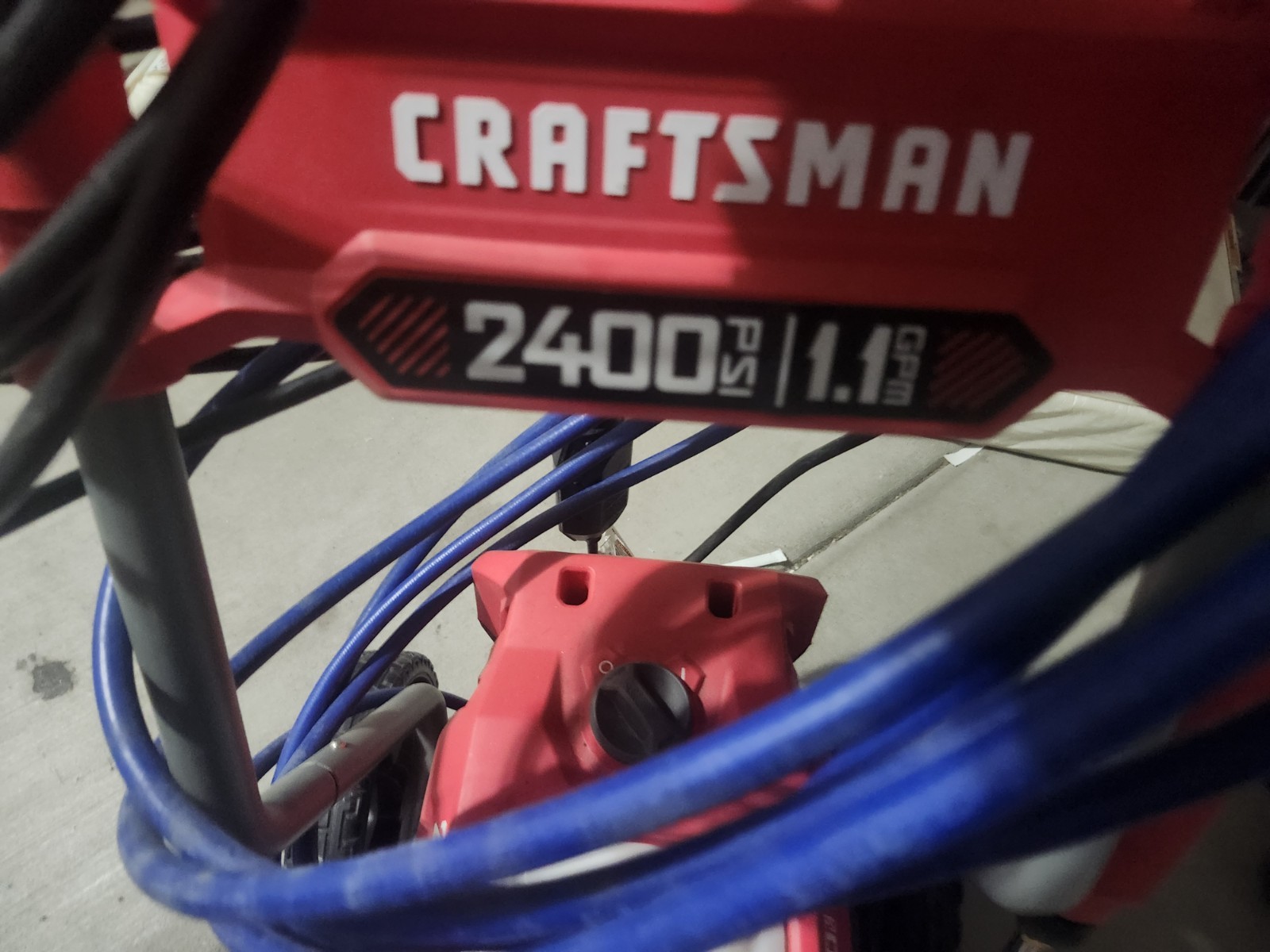 Craftsman 2400 PSI 1.1 GPM Corded Electric Cold Water Pressure Washer Red/Black