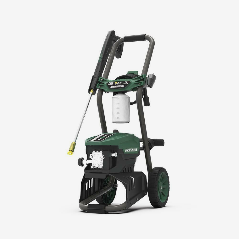 2000 PSI 1.7 GPM 13 Amp Wobble Plate Corded Electric High Pressure Washer