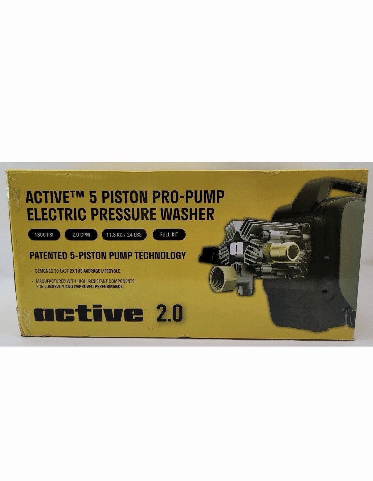 Active 2.0 Pressure Washer / Full OE Kit / 1800 PSI 2.0 GPM