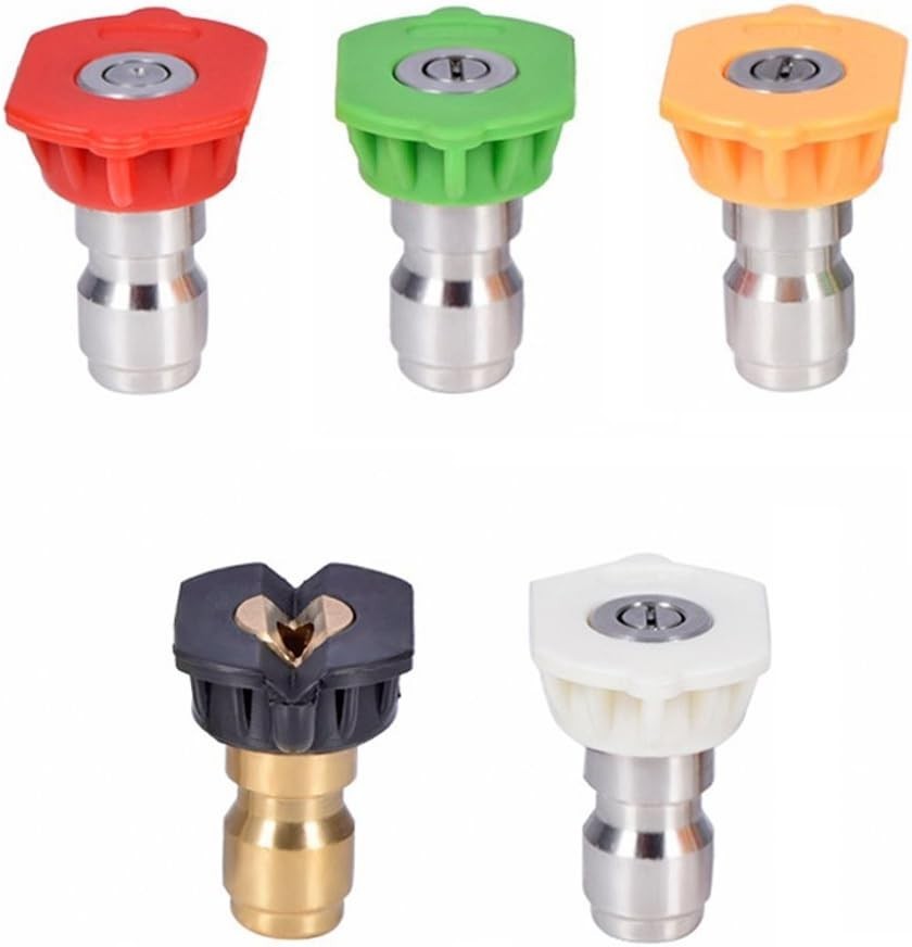 Brass and Stainless Steel Nozzle Tips – 4000 PSI Pressure Washer Set