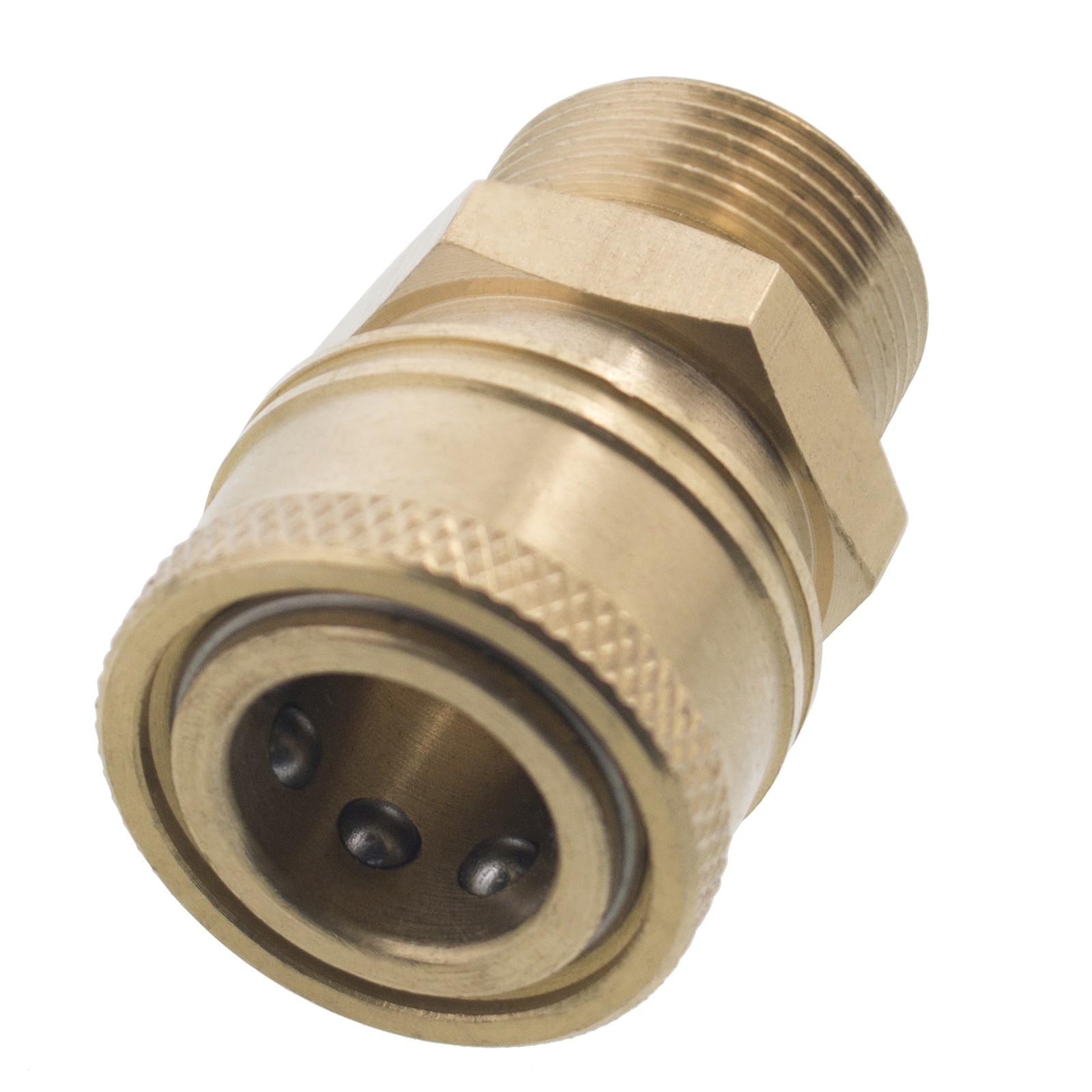 Erie Tools Pressure Washer M22 Male NPT to 3/8″ Quick Connect Socket Coupler