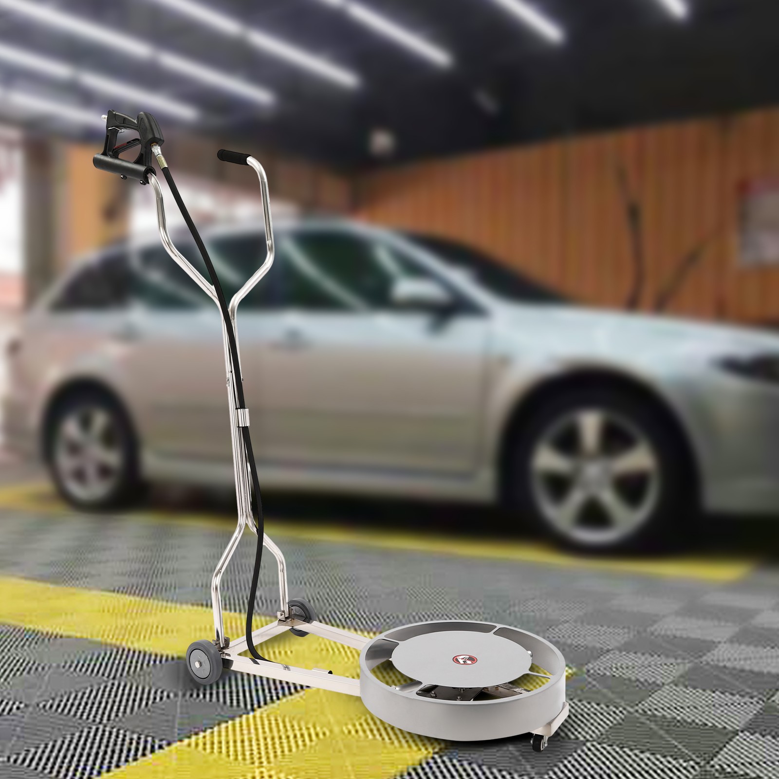 20″ Pressure Washer Undercarriage Cleaner Under Car Chassis Cleaner Dual Handles