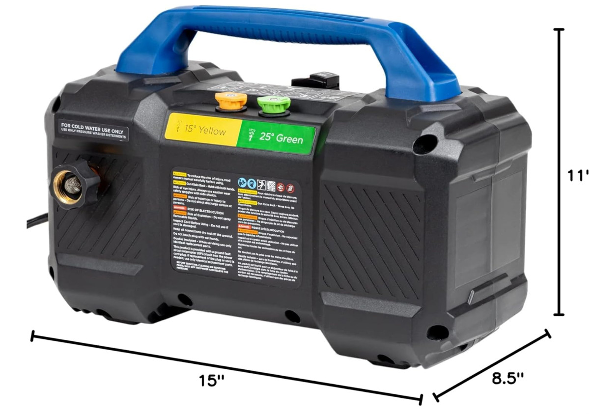 Westinghouse ePX3100v Electric Pressure Washer, 2100 PSI, Foam Cannon, 4-Nozzle