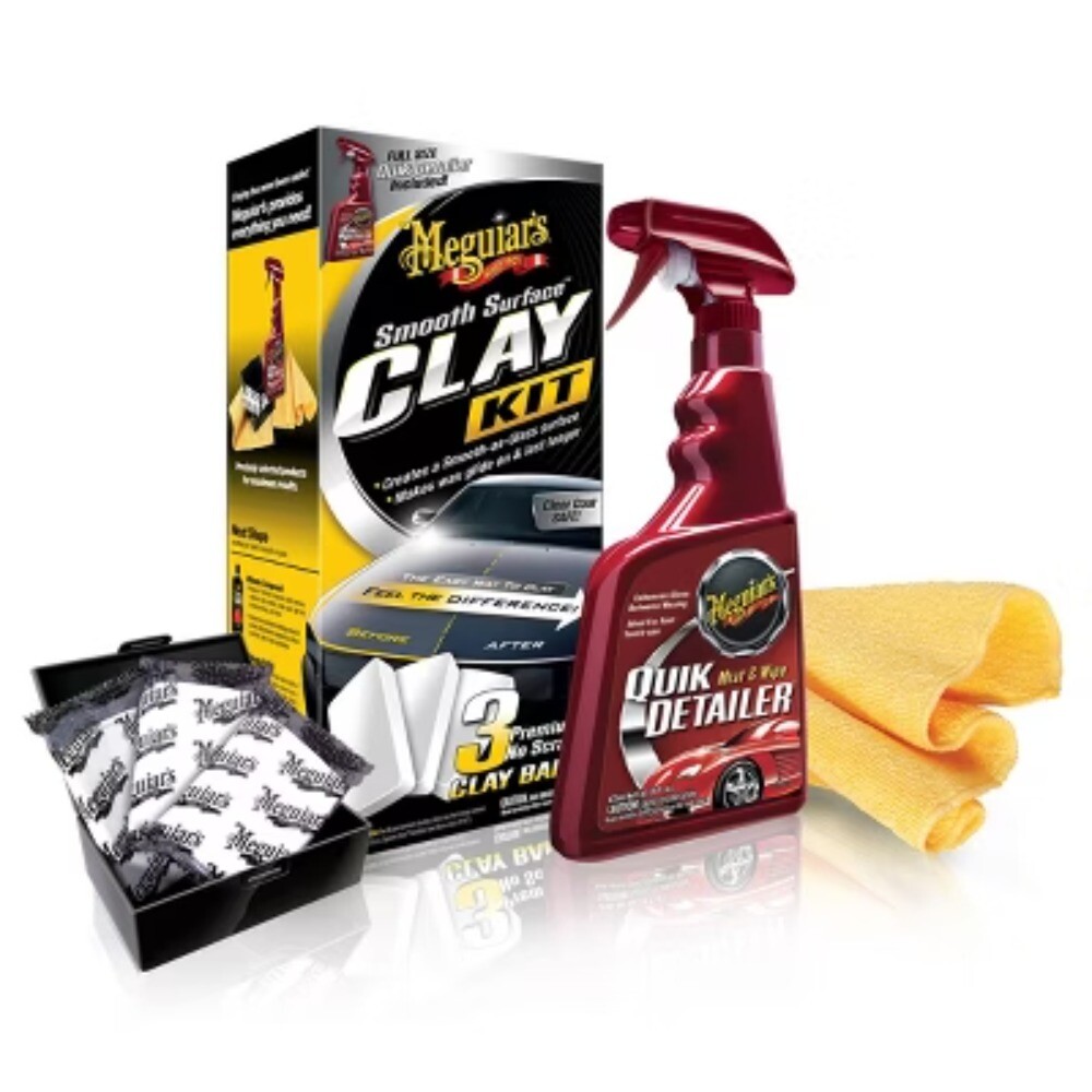 16oz Smooth Surface Clay Kit: Auto Clay Bar for Car Detailing, Removes Dirt