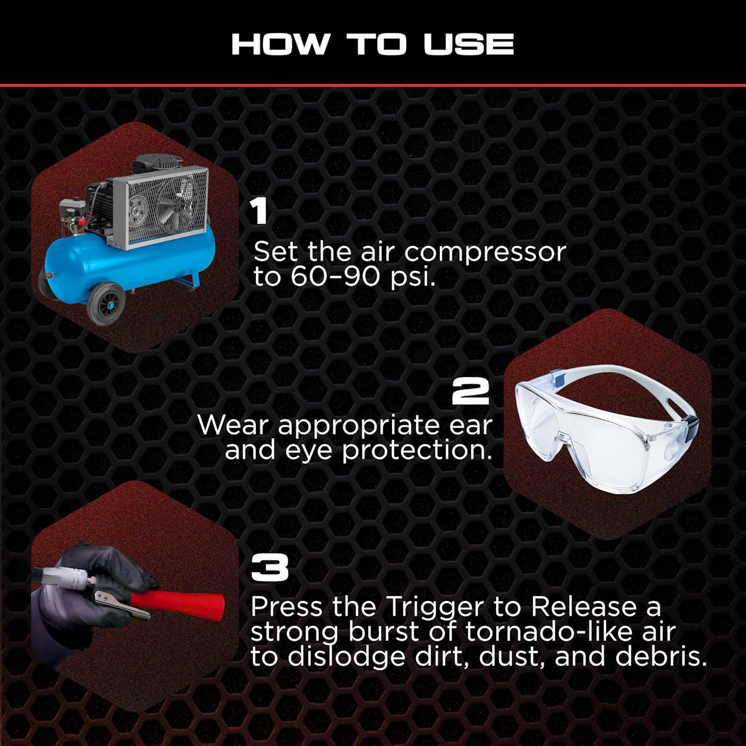 Tornador Z-007 Mini | Compact High-Pressure Car Cleaning Tool | Ergonomic Design