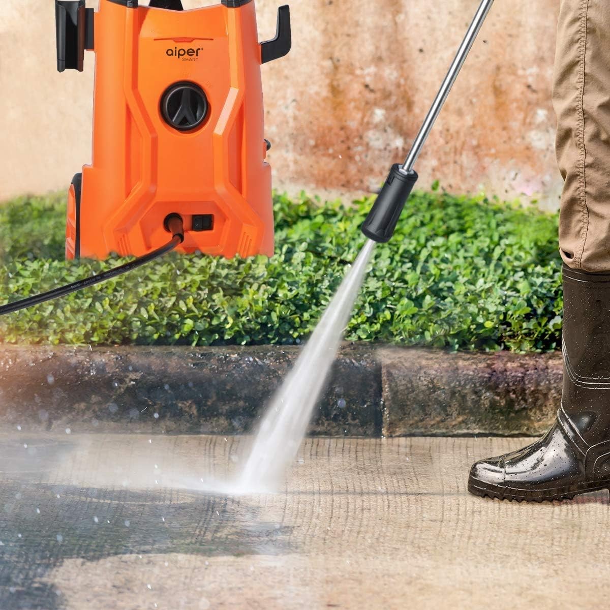 AIPER SMART Electric Power Washer 2150 PSI 1.85 GPM 1800W – Orange