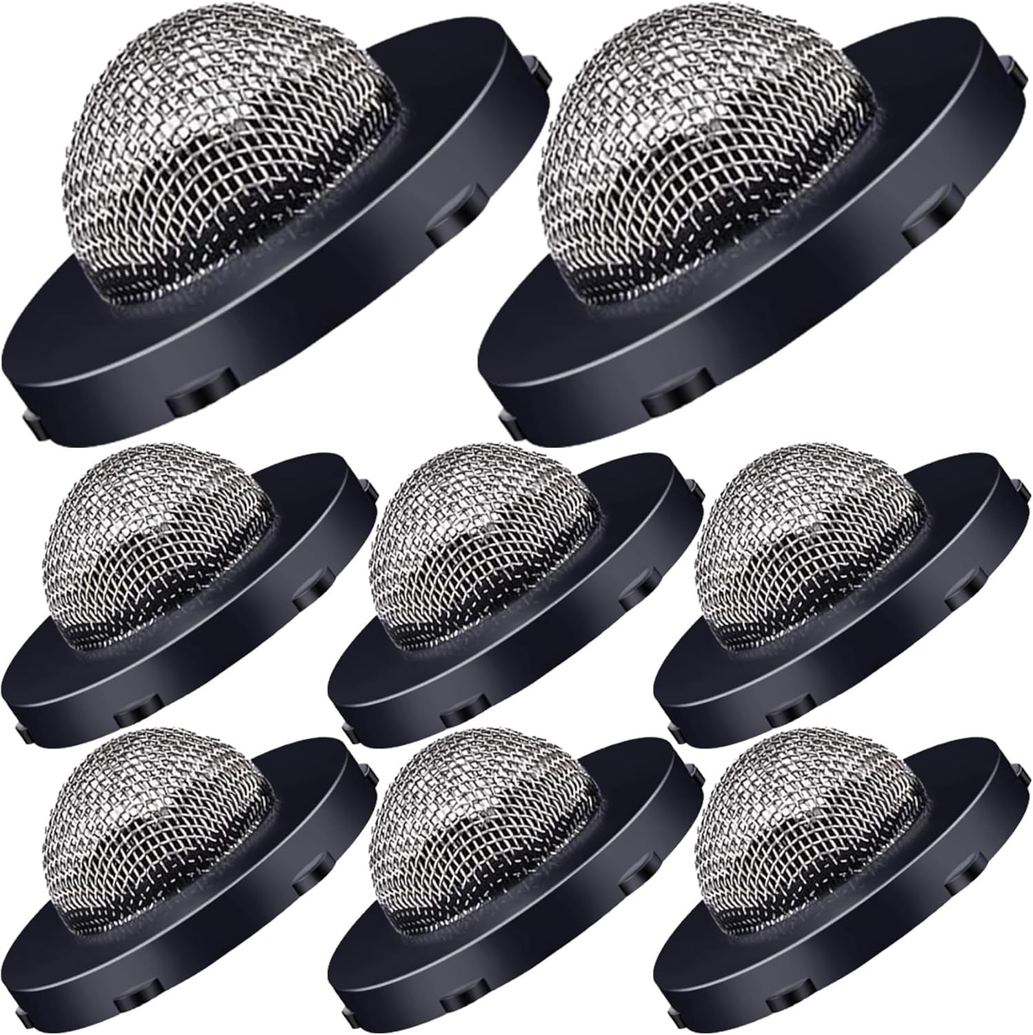 8pcs Hose Filter Washers – Stainless Steel & Rubber for Efficiency