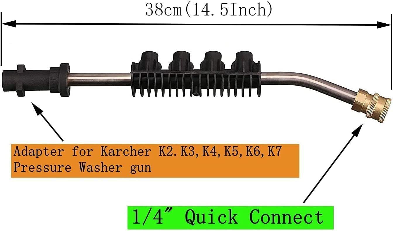 Dirt Blaster Power Lance for Karcher K2 K3 K4 K5 K6 K7 Jet Wash Extension Wand