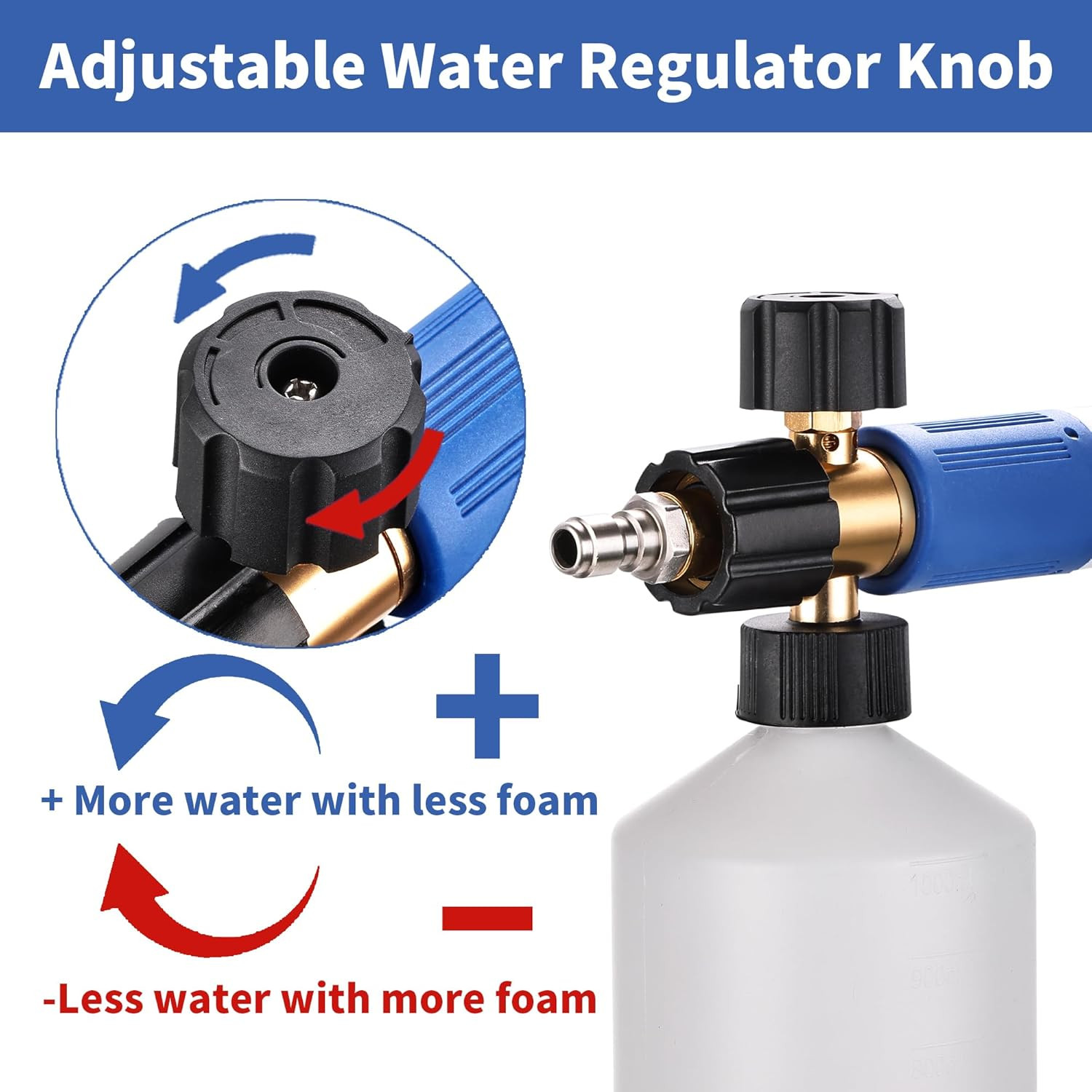 Power Pressure Washer Attachment Sprayer Dispenser Car Wash Soap Foam Blaster US