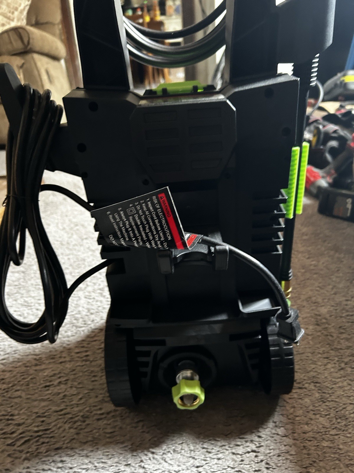 PowRyte Electric Pressure Washer with Hose Reel, Foam Cannon, 4 Different Pressu