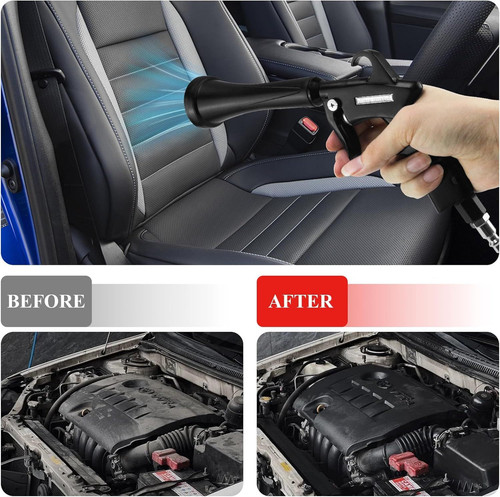 HANDY Tornado Car Cleaning Gun Air Blow for Be common, Hose Payment
