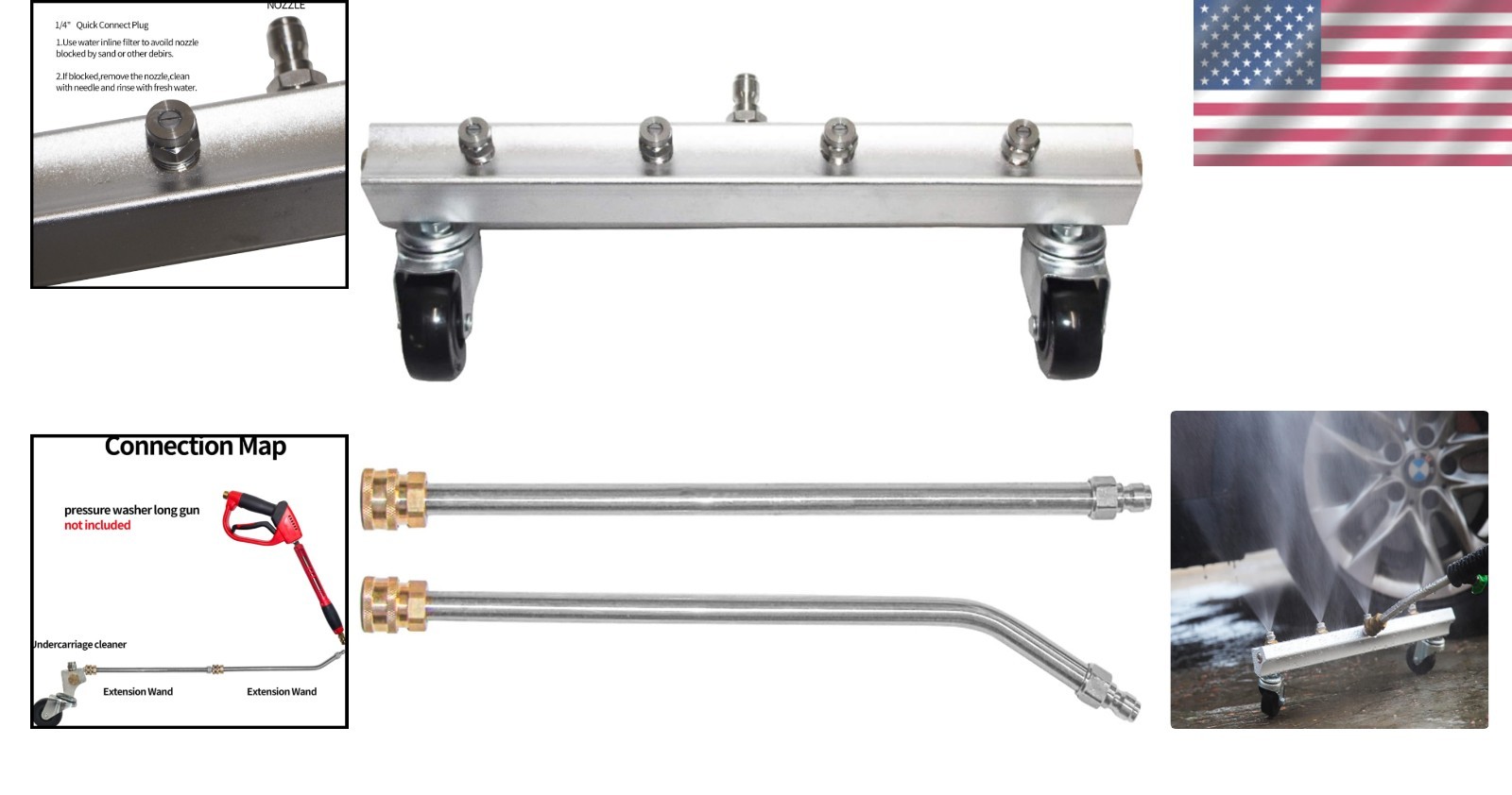 Advanced Pressure Washer Undercarriage Cleaner – 4000 PSI for Ultimate Cleaning