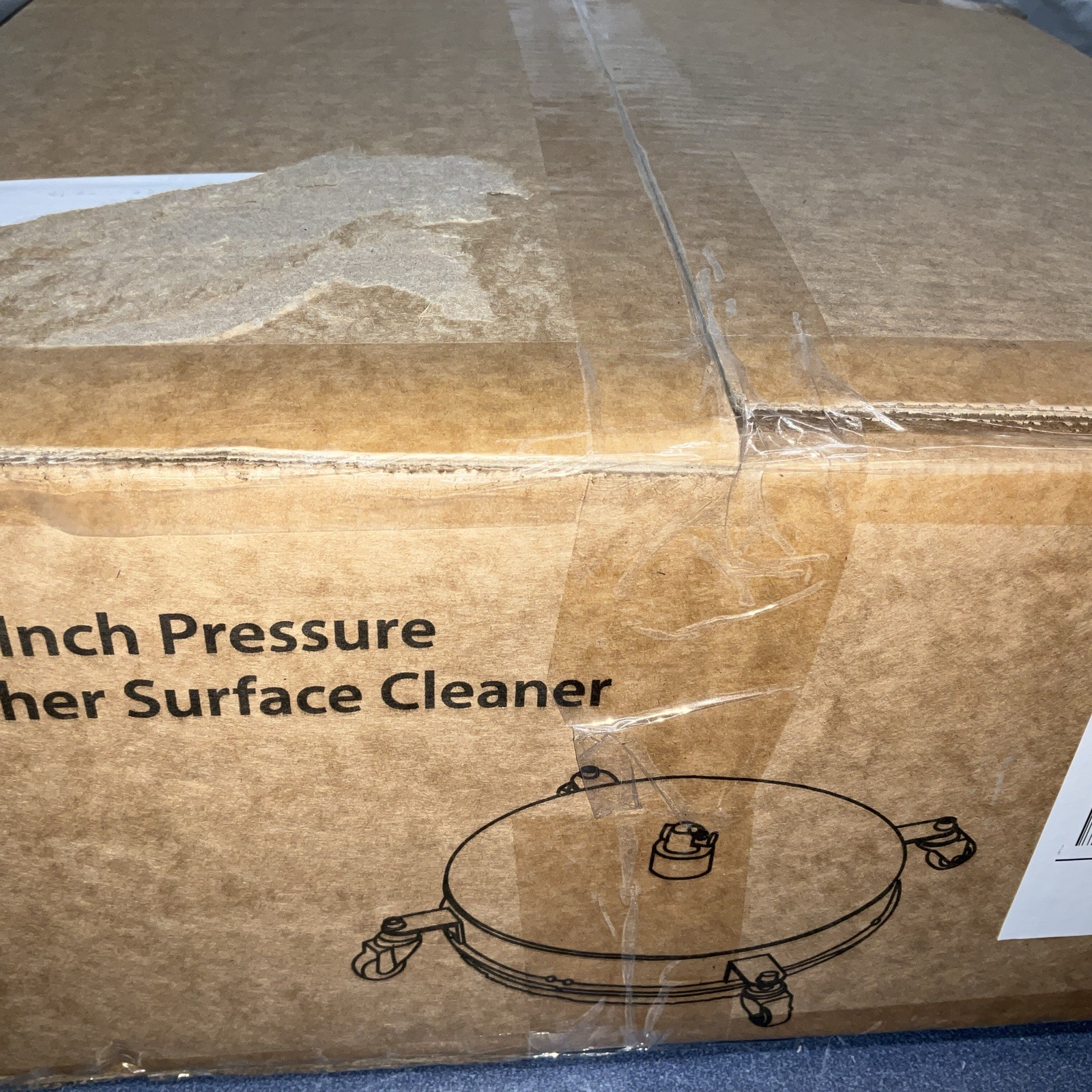 16.5″ Pressure Washer Surface Cleaner 4 Wheels SS Surface Cleaner ~SHIPS FAST!~